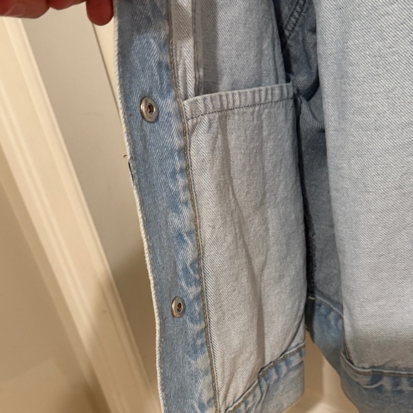 Mango two tone Denim Jacket - Picture 4 of 6